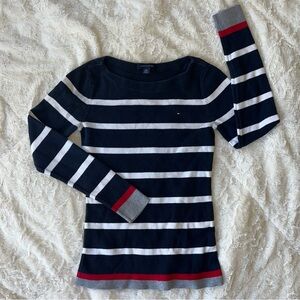 Tommy Hilfiger Stripe Boatneck Sweater